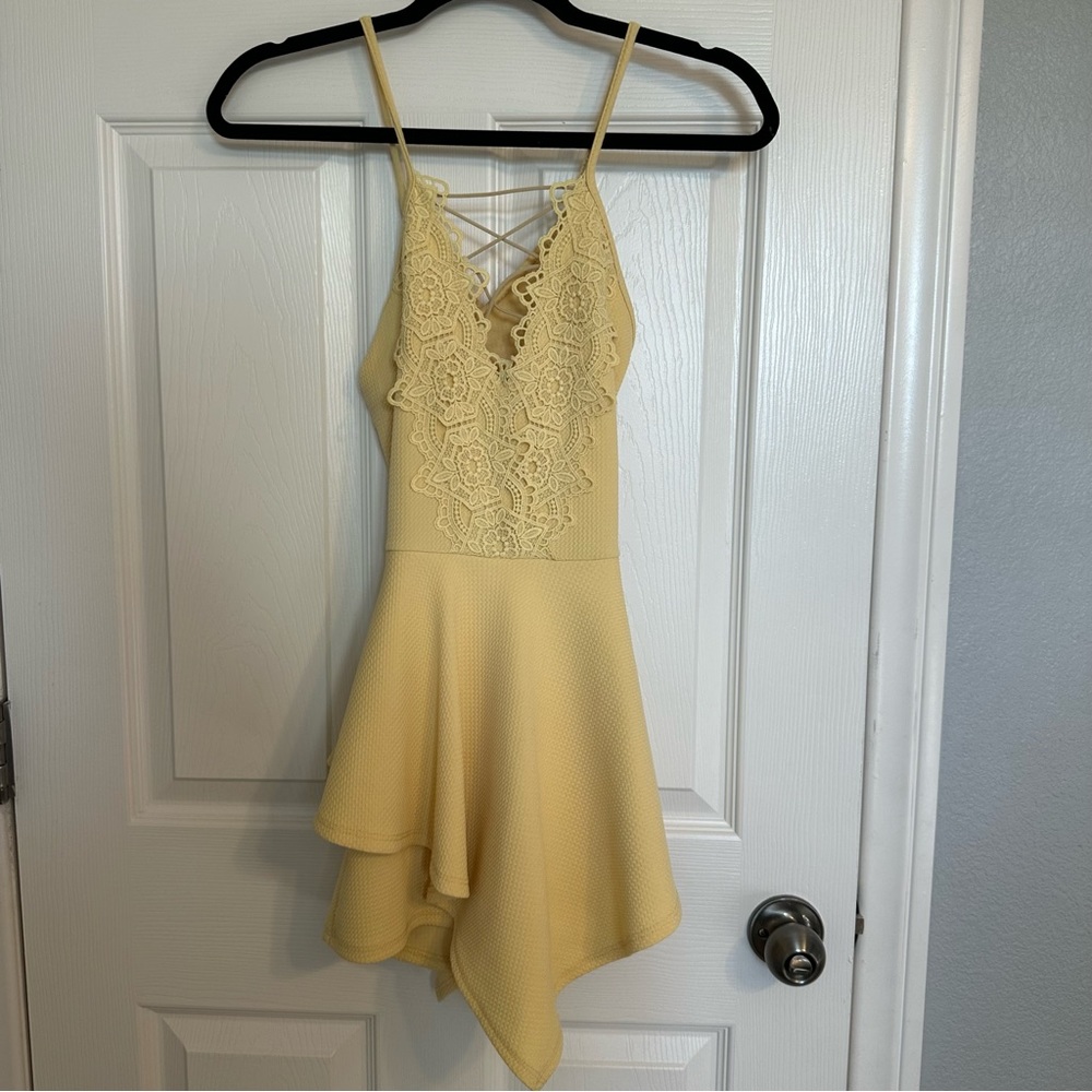 Yellow Romper size small